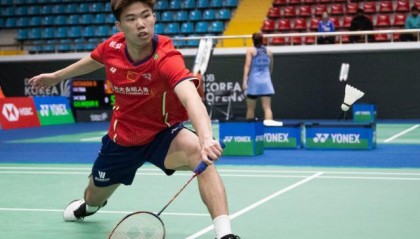 v体育-韩羽赛国羽男单有惊喜 混双新组合出局暴露难题